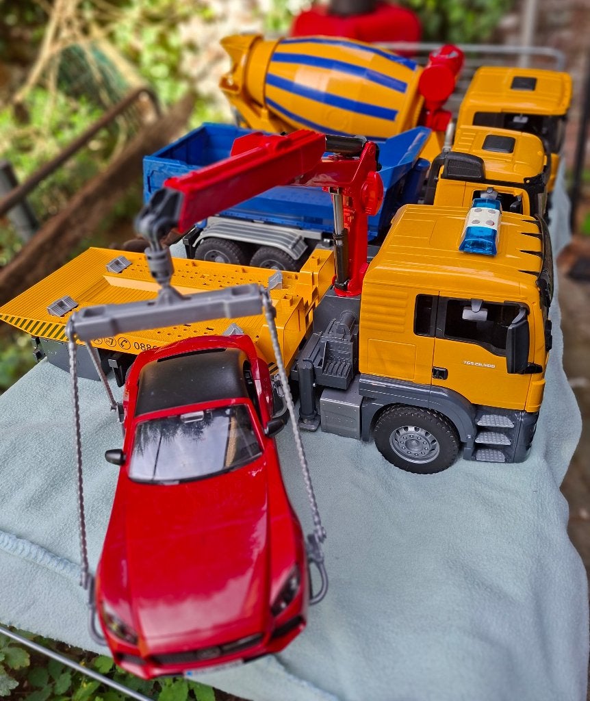 Camions Bruder, Enlèvement, Utilisé