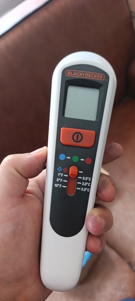 Black Decker temperature infrarouge, Bricolage & Construction, Boîtes à outils, Enlèvement ou Envoi
