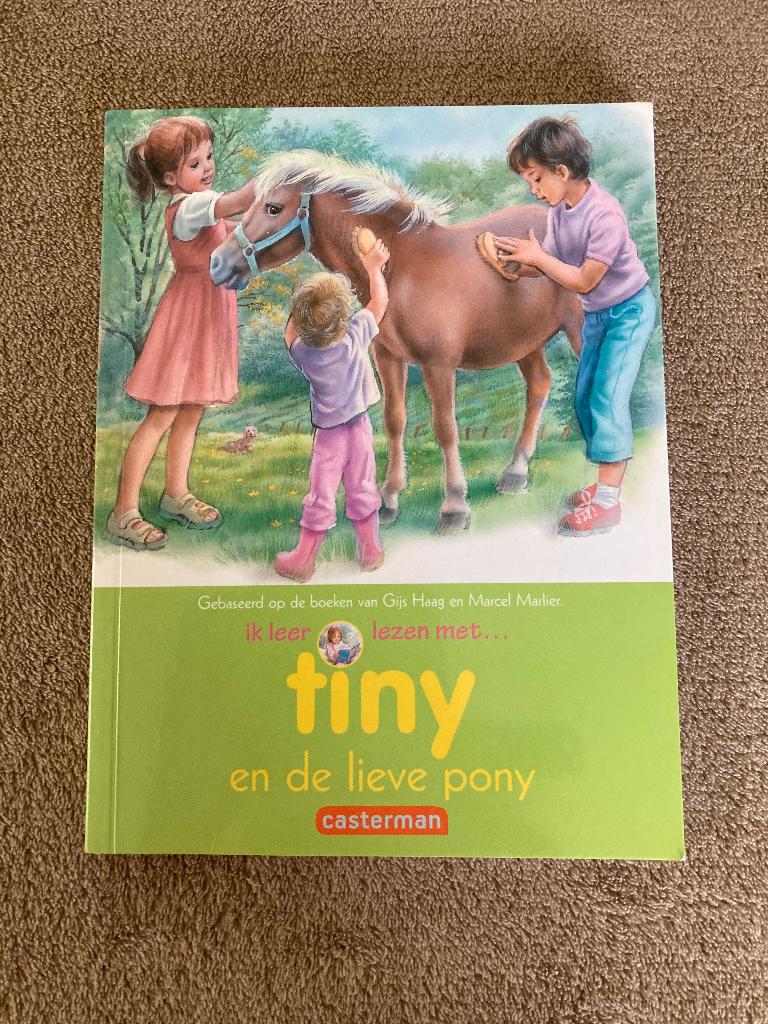 Boek: Ik leer lezen met Tiny en de lieve pony., Boeken, Ophalen of Verzenden, Zo goed als nieuw, Gijs Haag en Marcel Marlier