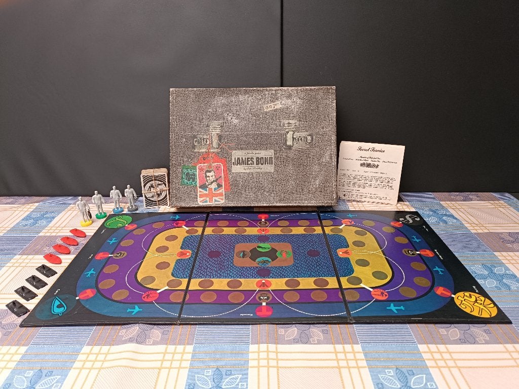 James Bond 007 - Bordspel - Jumbo Game by Ian Fleming, Collections, Cinéma & Télévision, Utilisé, Film, Enlèvement ou Envoi
