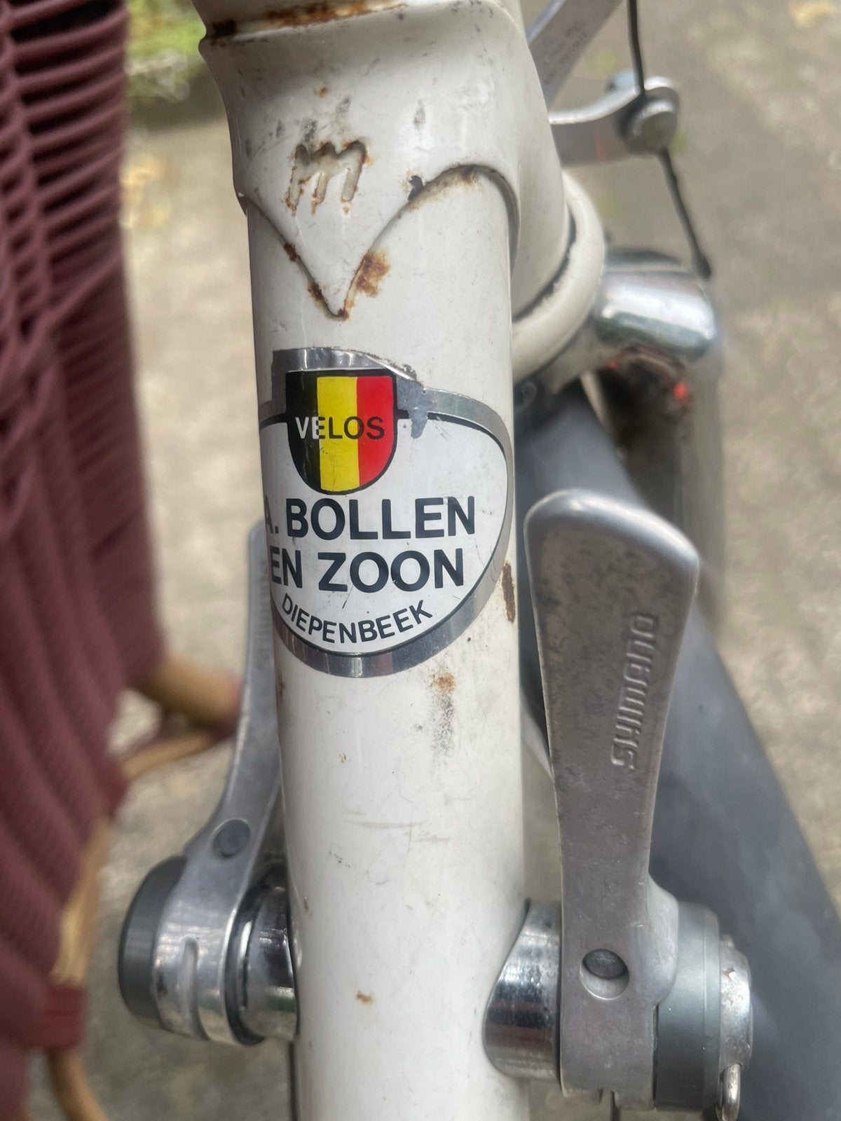 Oude koersfiets, Ophalen