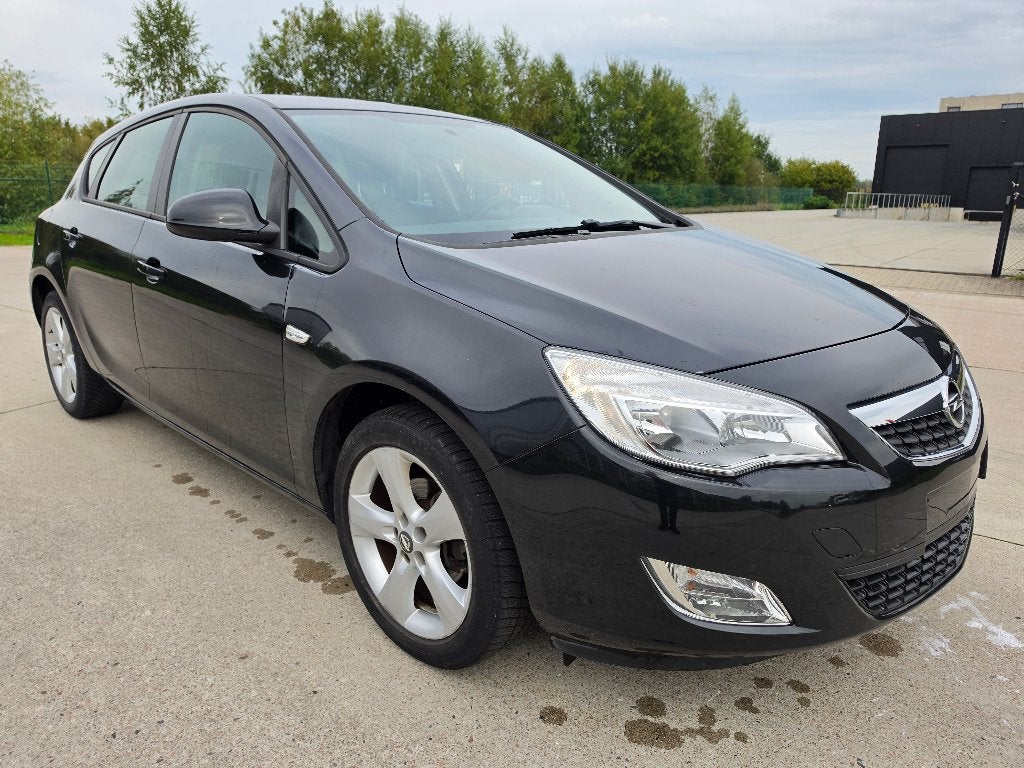 Opel Astra 1.6i Enjoy Automaat Airco, Navi + Garantie, Autos, Achat, Entreprise, Noir, 5 portes
