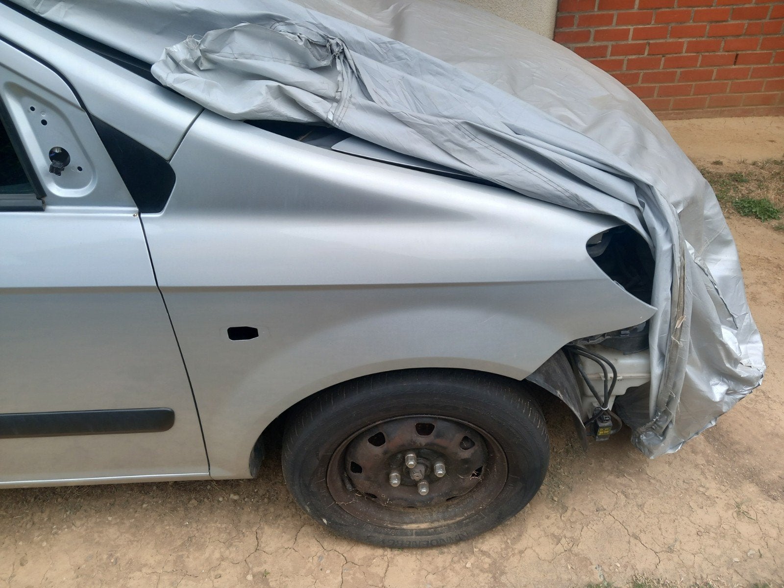 2006-2009 HYUNDAI GETZ RECHTER VOORSPATBORD, Ophalen, Gebruikt, Spatbord, Hyundai