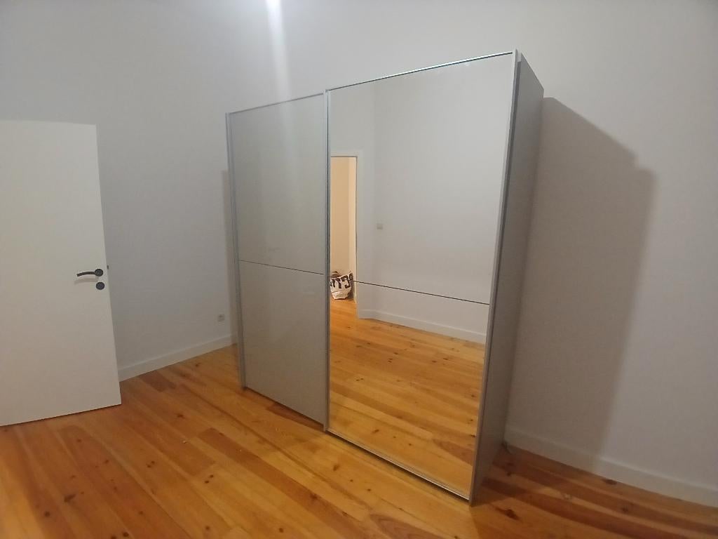 Armoire porte coulissante + Miroir, Ophalen, Gebruikt, 200 cm of meer, 150 tot 200 cm
