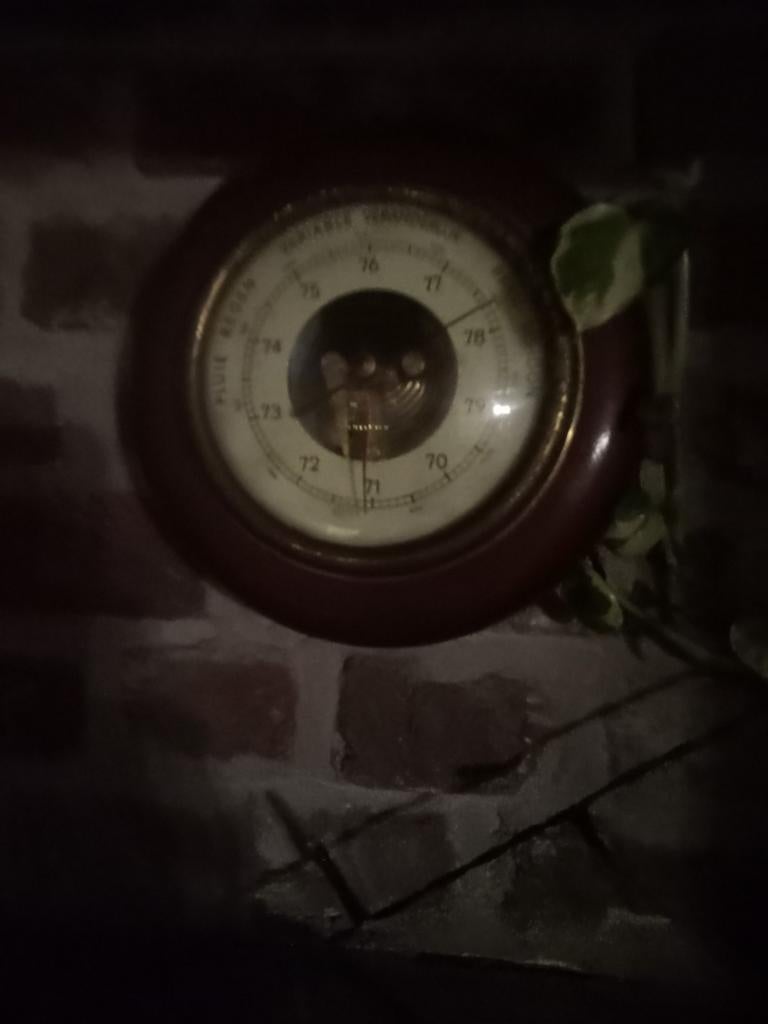 Oude barometer, TV, Hi-fi & Vidéo, Stations météorologiques & Baromètres, Enlèvement ou Envoi, Baromètre