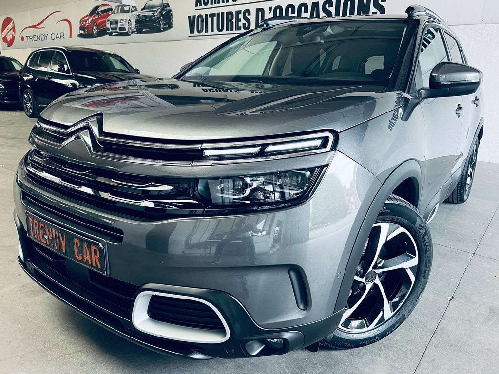 Citroën C5 Aircross 1.2i Feel S+CARPLAY+CAMERA+CARNET+GARAN, Stof, Gebruikt, Euro 6, 1199 cc