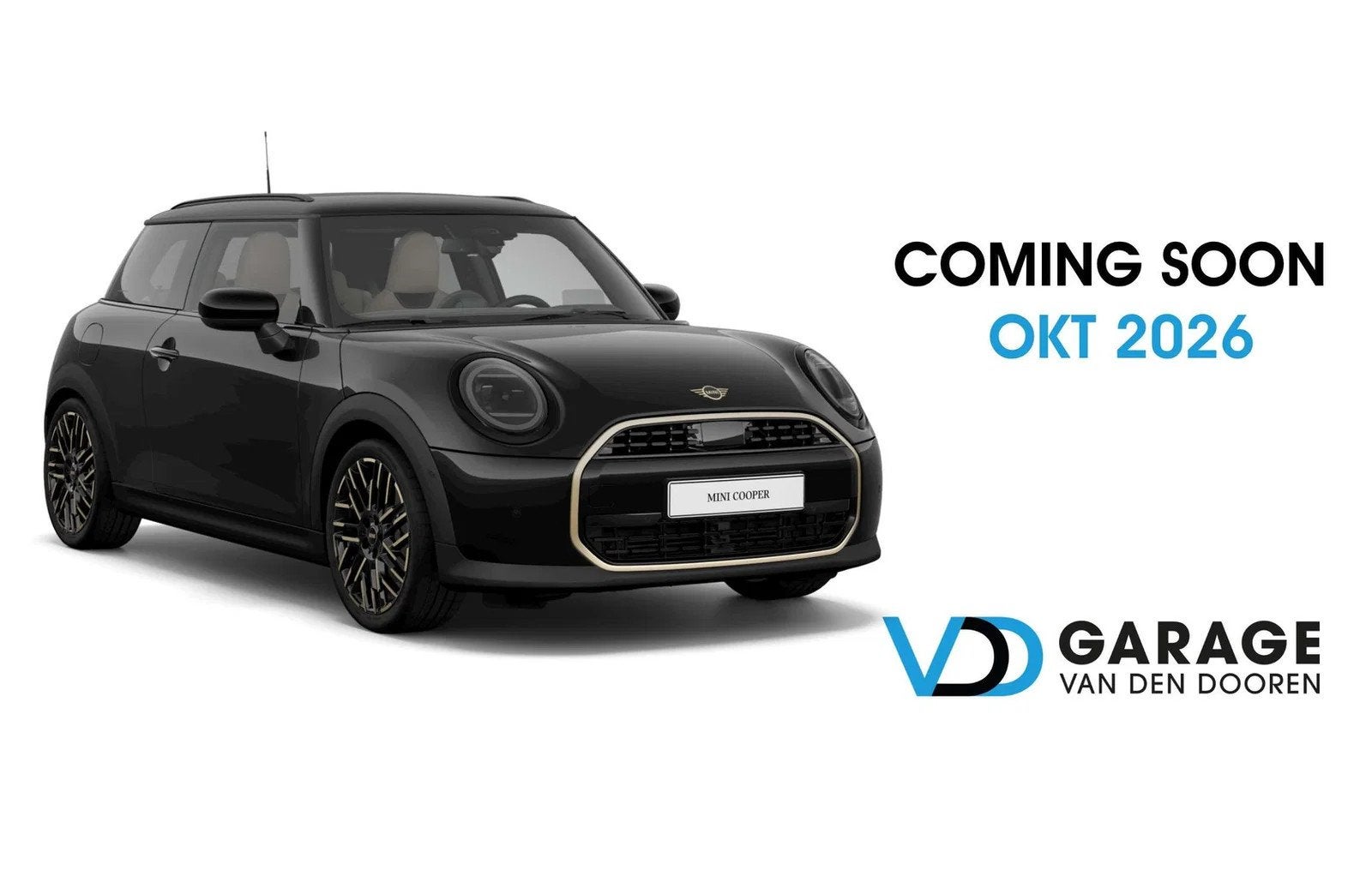 MINI Cooper C 3-deurs / Favoured Trim / KEYLESSS / CAM / STU, Automaat, Zwart, Berline, Mini