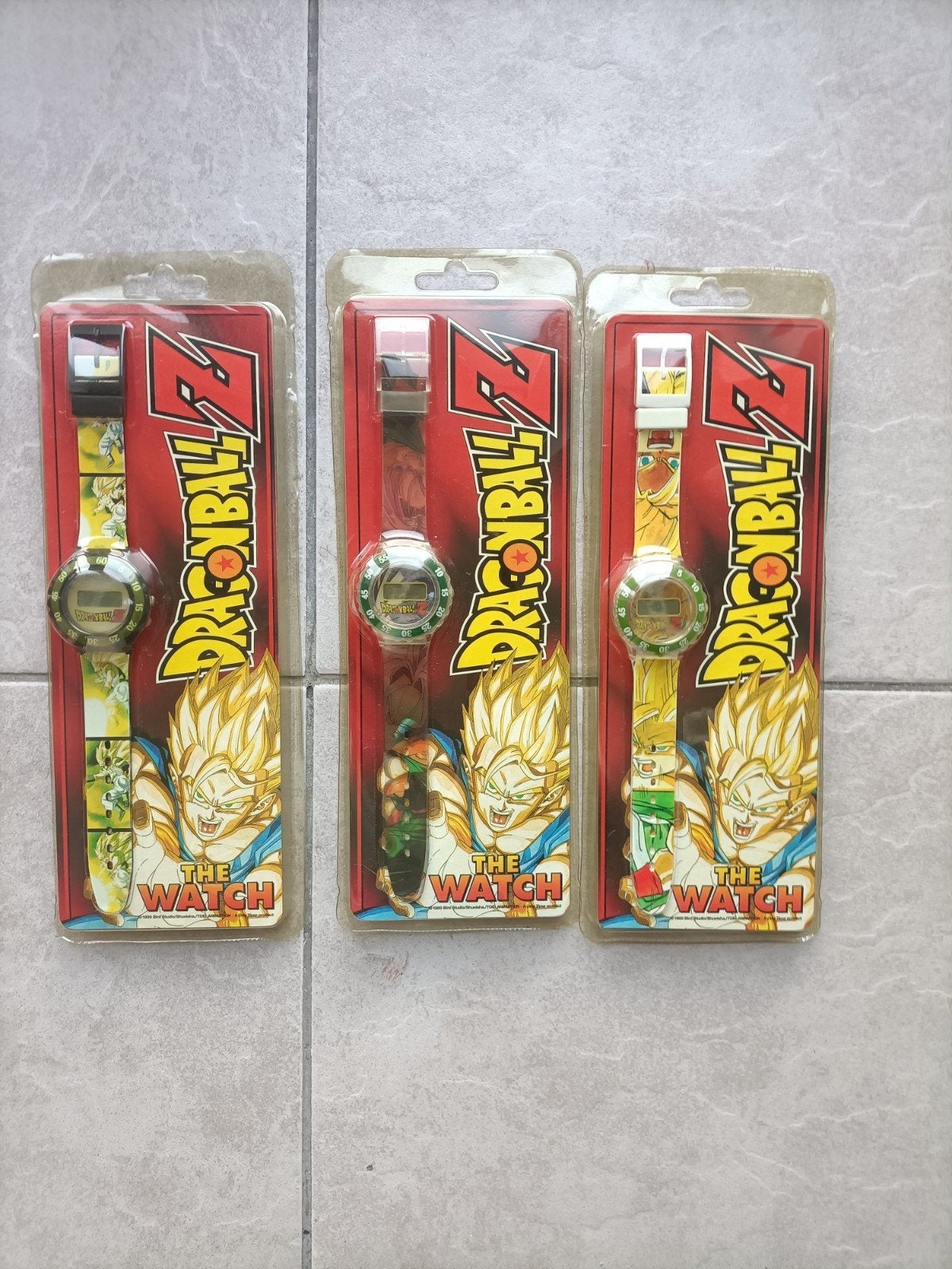Dragonball Z la montre Lot de 3 boosters vintage différents, Enlèvement, Neuf, TV, Ustensile
