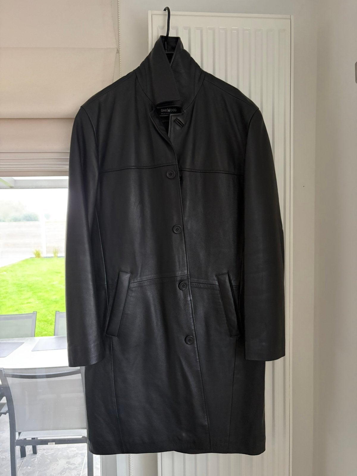 Oakwood leren jas, Ophalen, Nieuw, Maat 48/50 (M), Zwart