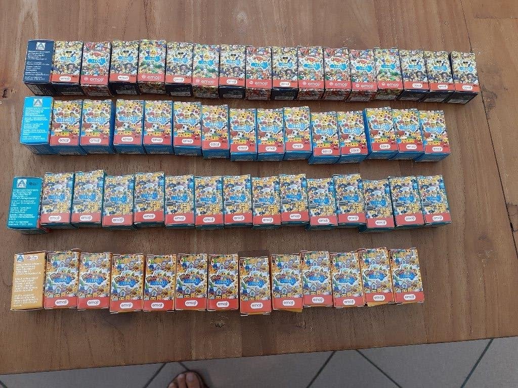 60 Aldi-emoji's in doosjes, Ophalen, Nieuw