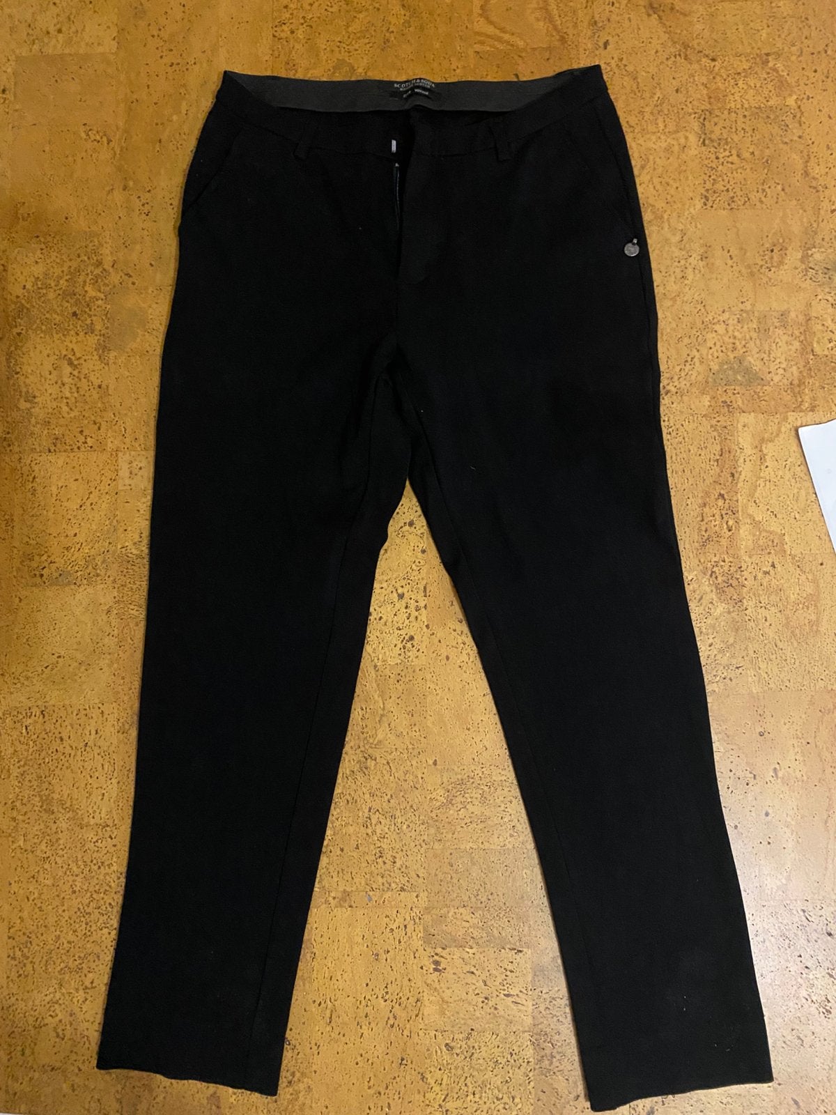 Zwarte broek xs maison scotch, Ophalen, Zwart, Zo goed als nieuw, Maat 34 (XS) of kleiner