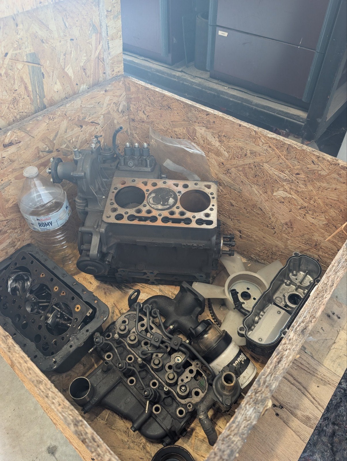 Kubota 722 motor uit bobcat e10, Ophalen of Verzenden