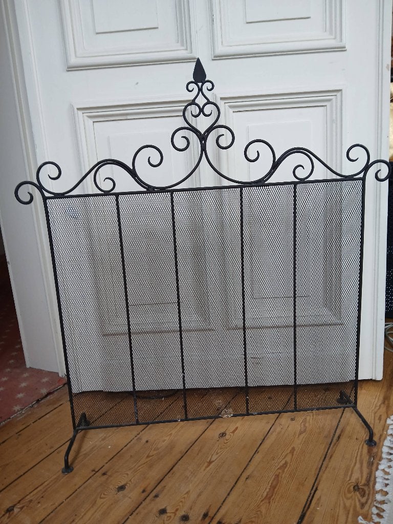 Porte de cheminée fer forgé, Enlèvement