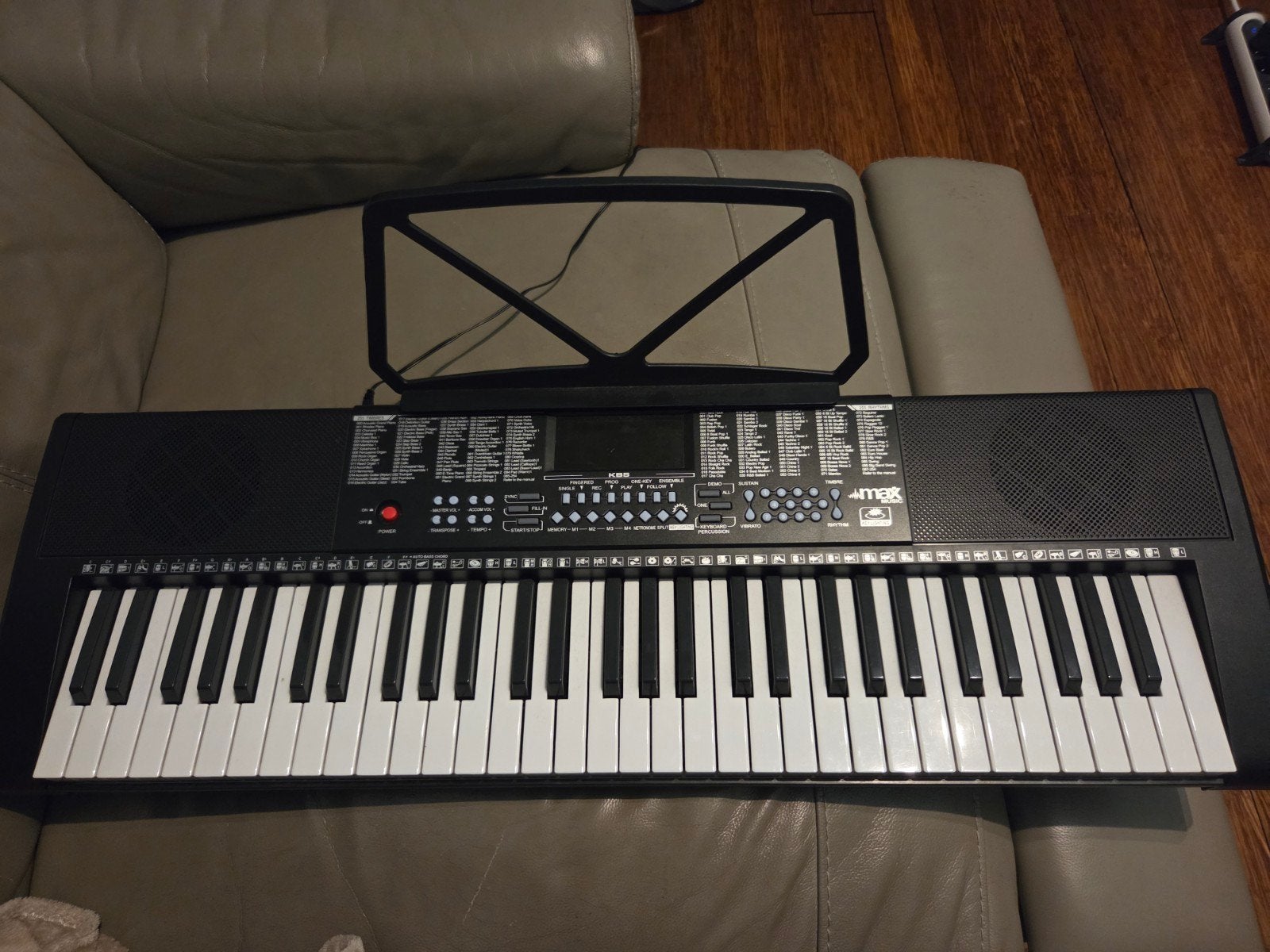 MAX KB5 elektronisch keyboard, Musique & Instruments, Connexion MIDI, Comme neuf, Enlèvement, 61 touches
