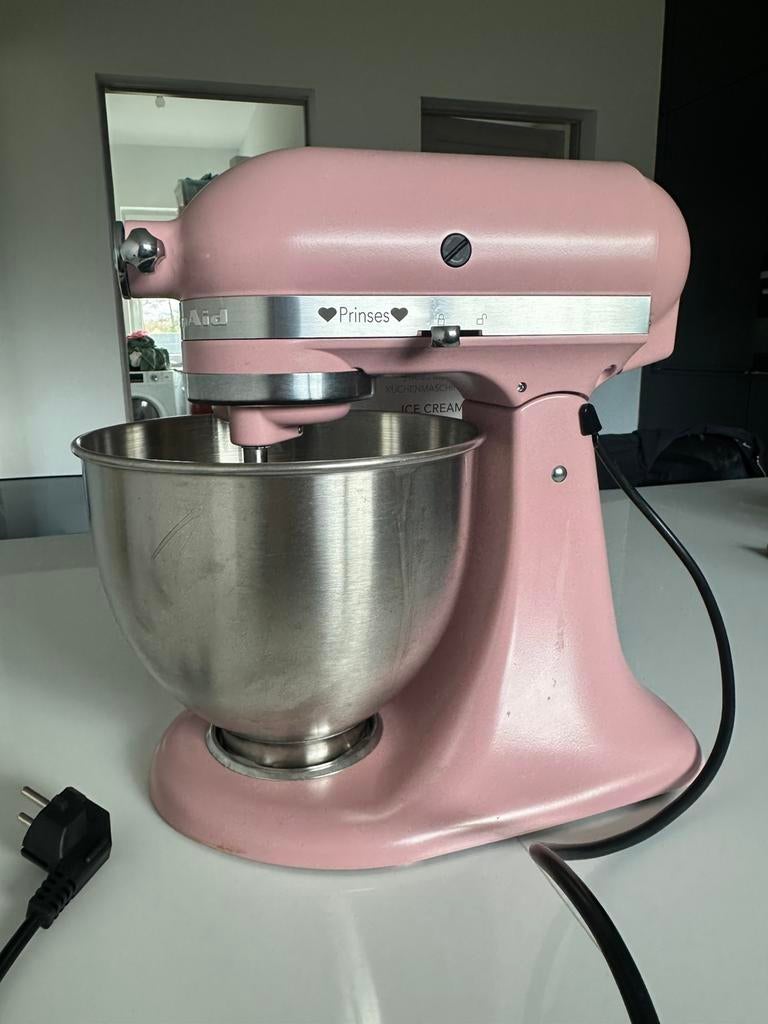 Kitchenaid Artisan (for you) + roomijsmaker, Ophalen, Zo goed als nieuw