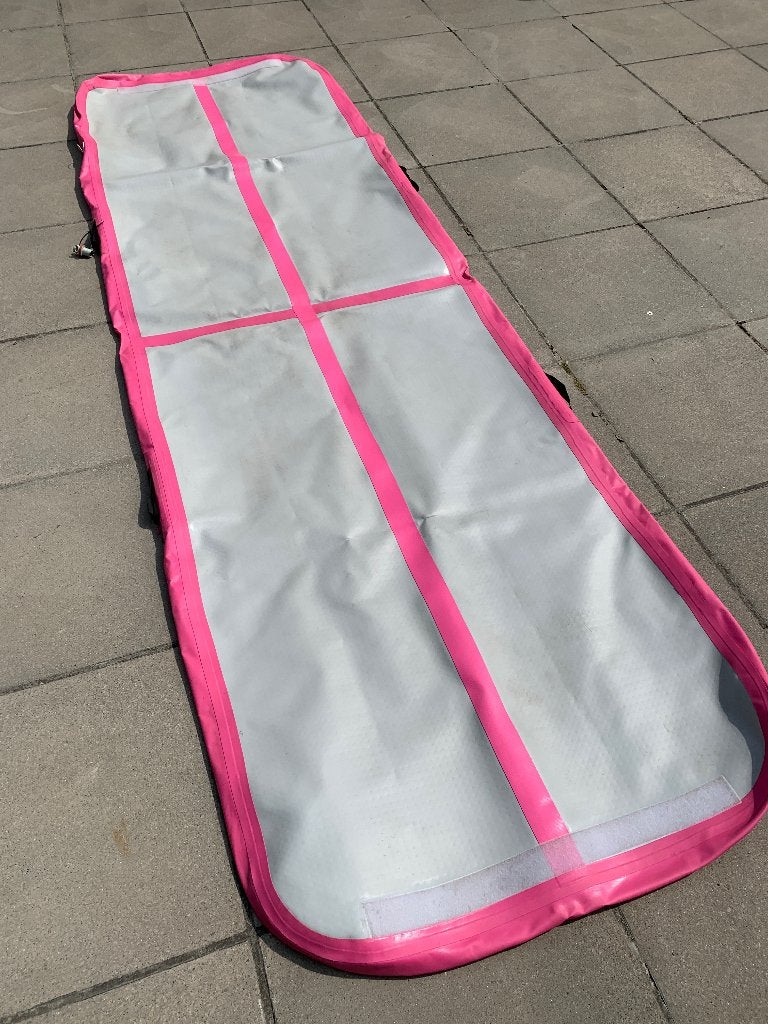 Airtrack, Sports & Fitness, Gymnastique, Enlèvement, Utilisé, Rose, Matériel
