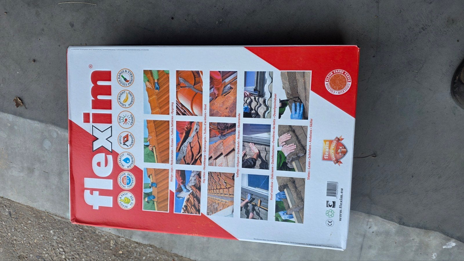 Flexim dakmortel rood 20L, Doe-het-zelf en Bouw, Ophalen, Nieuw, Rood, Overige typen