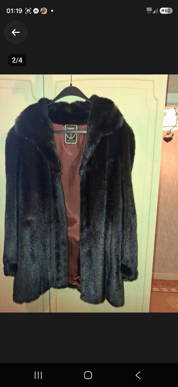 Manteau en fourrure vintage Charles Dytman Paris — Fabriqué, Vêtements | Femmes, Enlèvement