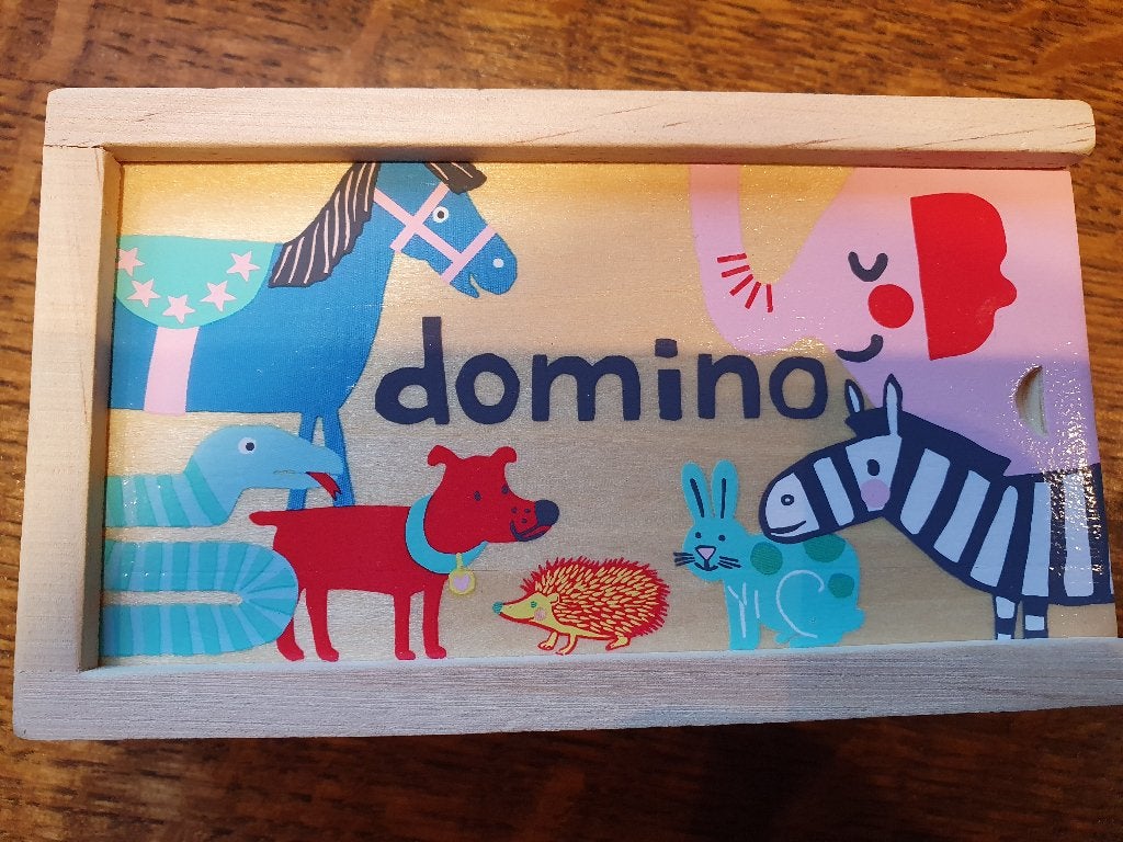 Domino voor kleintjes, Ophalen of Verzenden, Zo goed als nieuw, Puzzelen