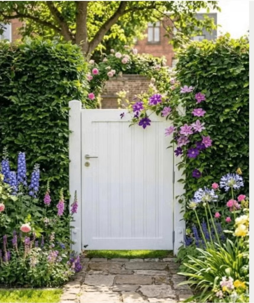 Hoogwaardig Padouk hardhout., Tuin en Terras, Tuinpoorten, Gebruikt, Ophalen