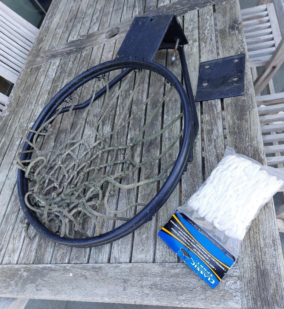 basketbalring, Ophalen, Gebruikt, Ring, Bord of Paal