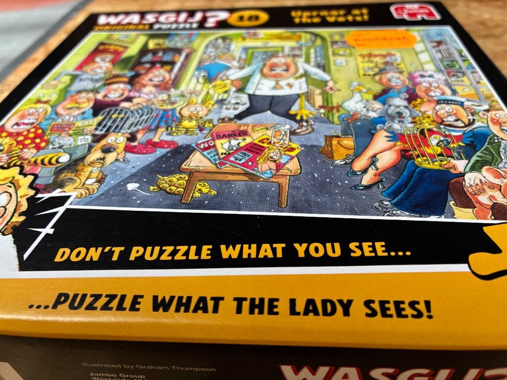 Wasgij puzzel, Enlèvement, 500 à 1500 pièces, Comme neuf, Puzzle