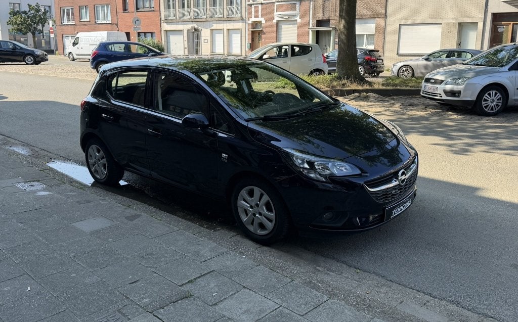Opel Corsa E 1.4i ***120 Years Edition/ Airco/ Navi***, Voorwielaandrijving, Stof, 4 cilinders, Blauw
