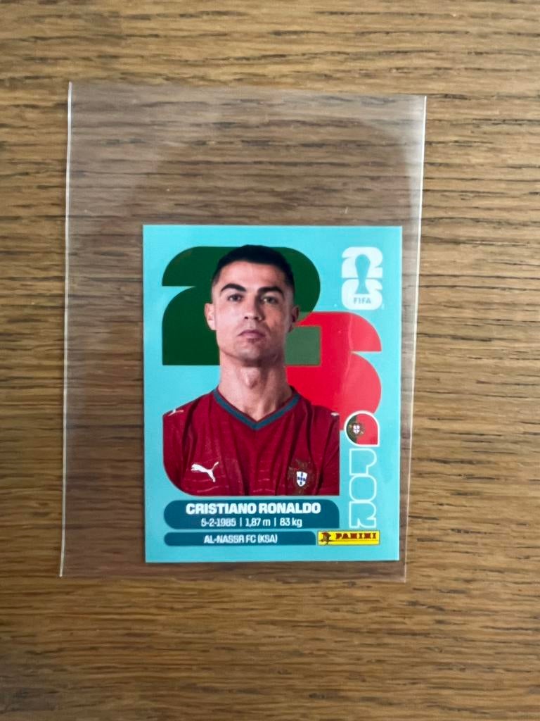 Cristiano Ronaldo sticker WK 2026, Enlèvement ou Envoi, Neuf, Affiche, Image ou Autocollant