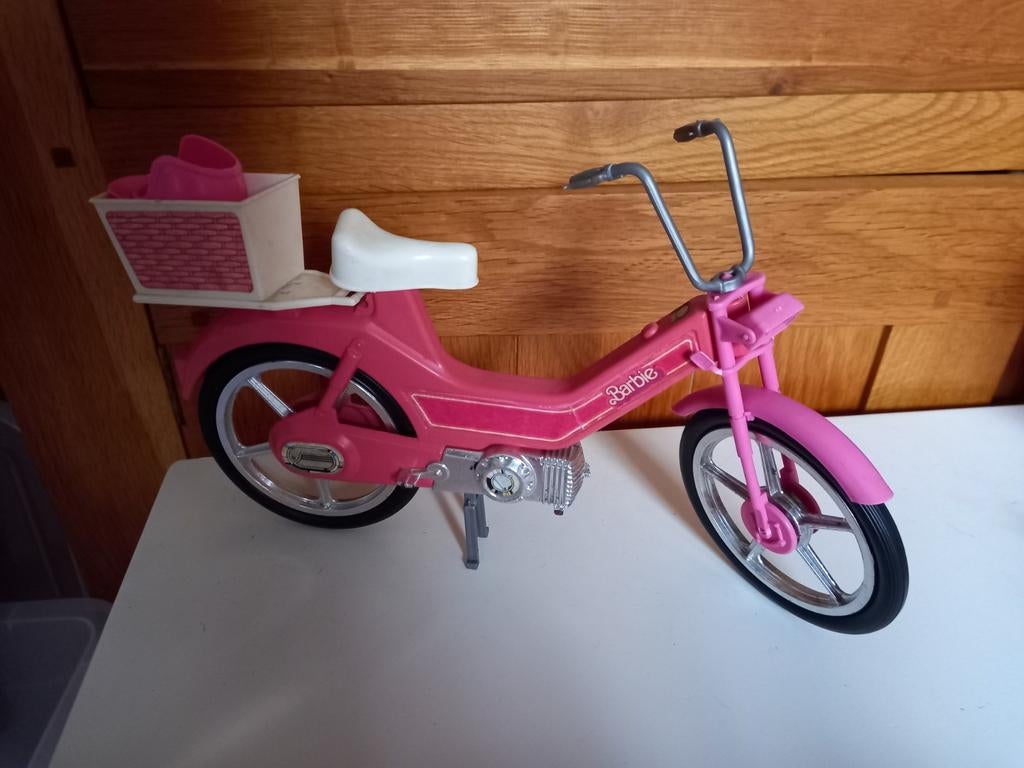 Vintage bromfiets Barbie, Ophalen of Verzenden, Gebruikt, Barbie