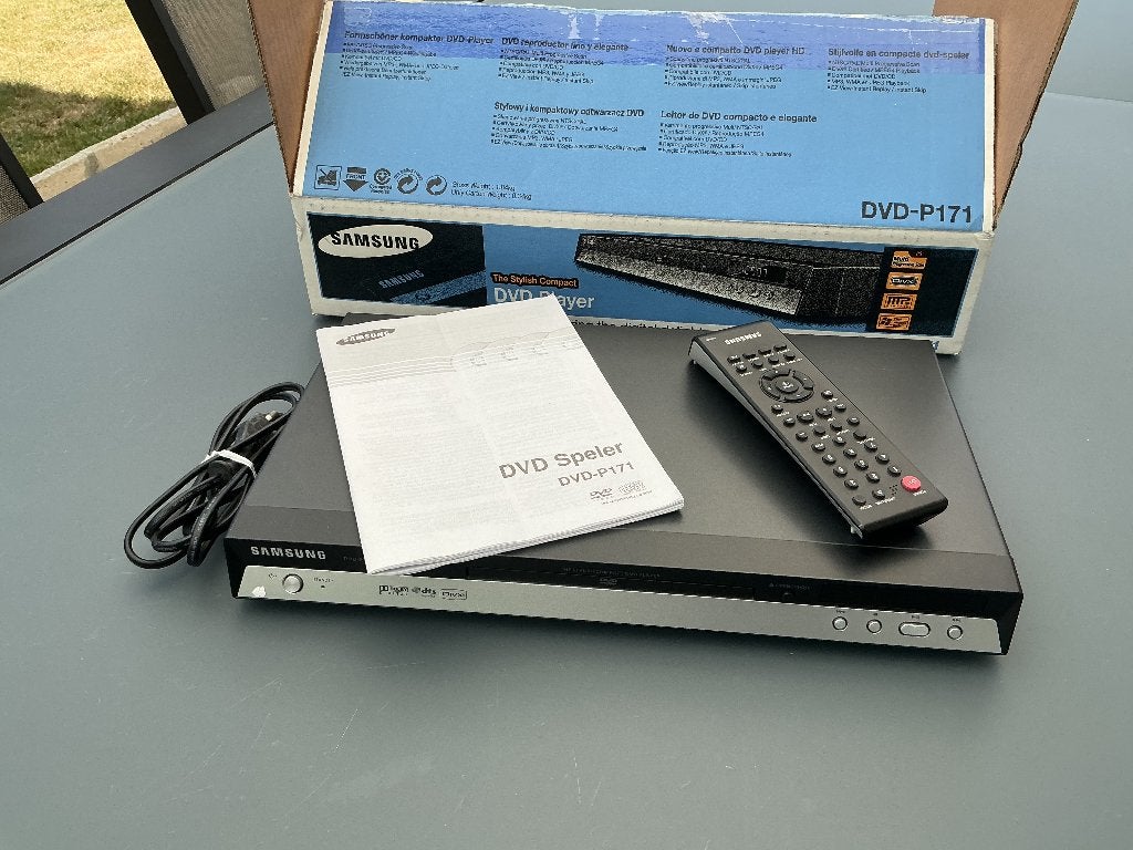 Lecteur DVD Samsung DVD-P171, TV, Hi-fi & Vidéo, Enlèvement, Comme neuf, Lecteur DVD, Samsung