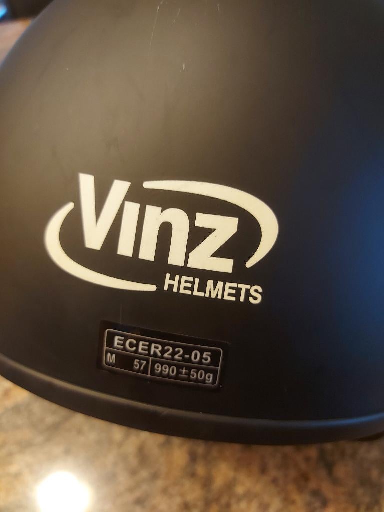 Scooterhelm Vinz met draagtas - maat 57, Fietsen en Brommers, Ophalen, Nieuw, Large, Vinz