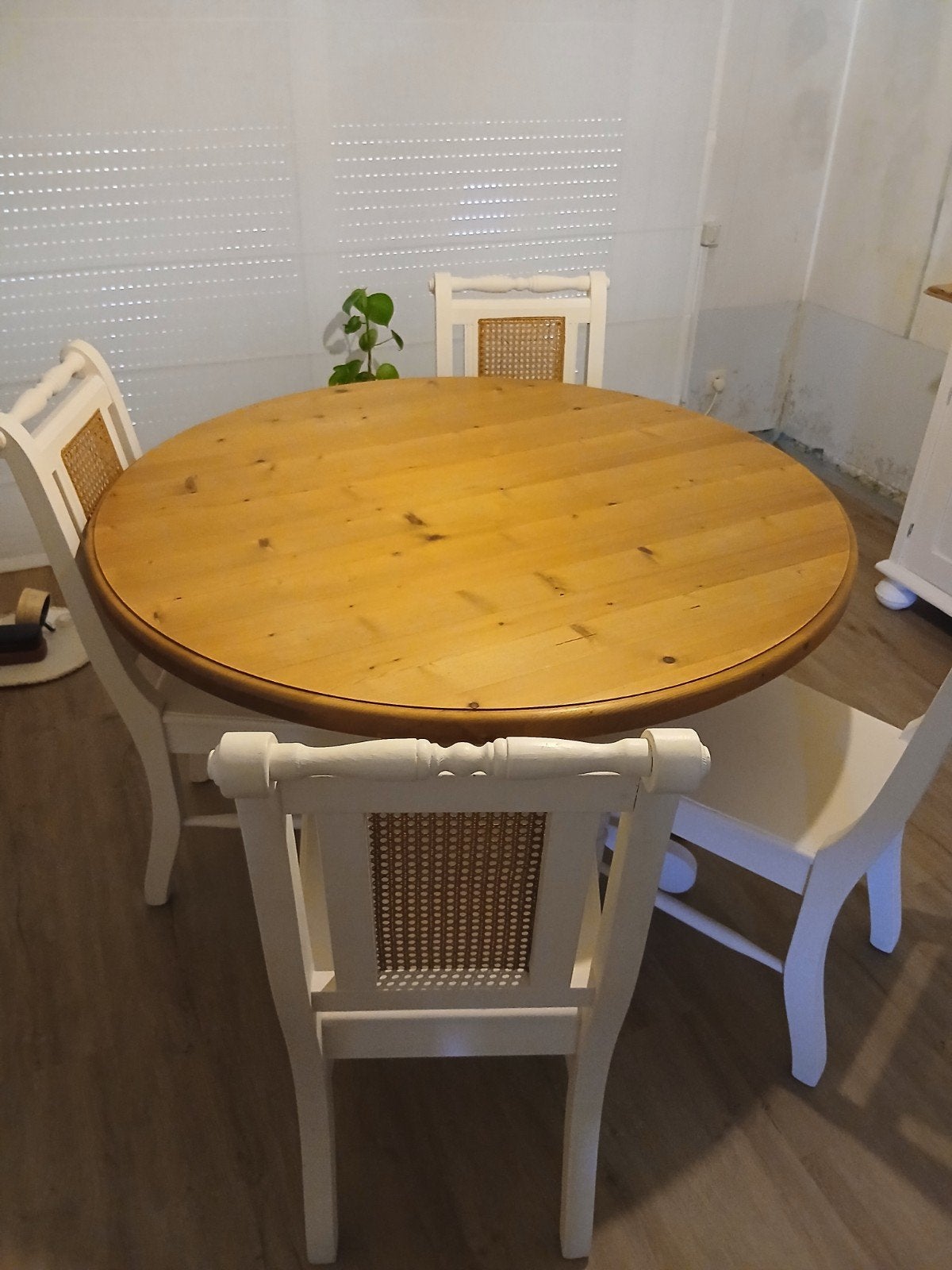 eetkamertafel +4stoelen, Huis en Inrichting, Tafels | Eettafels, Ophalen, Gebruikt