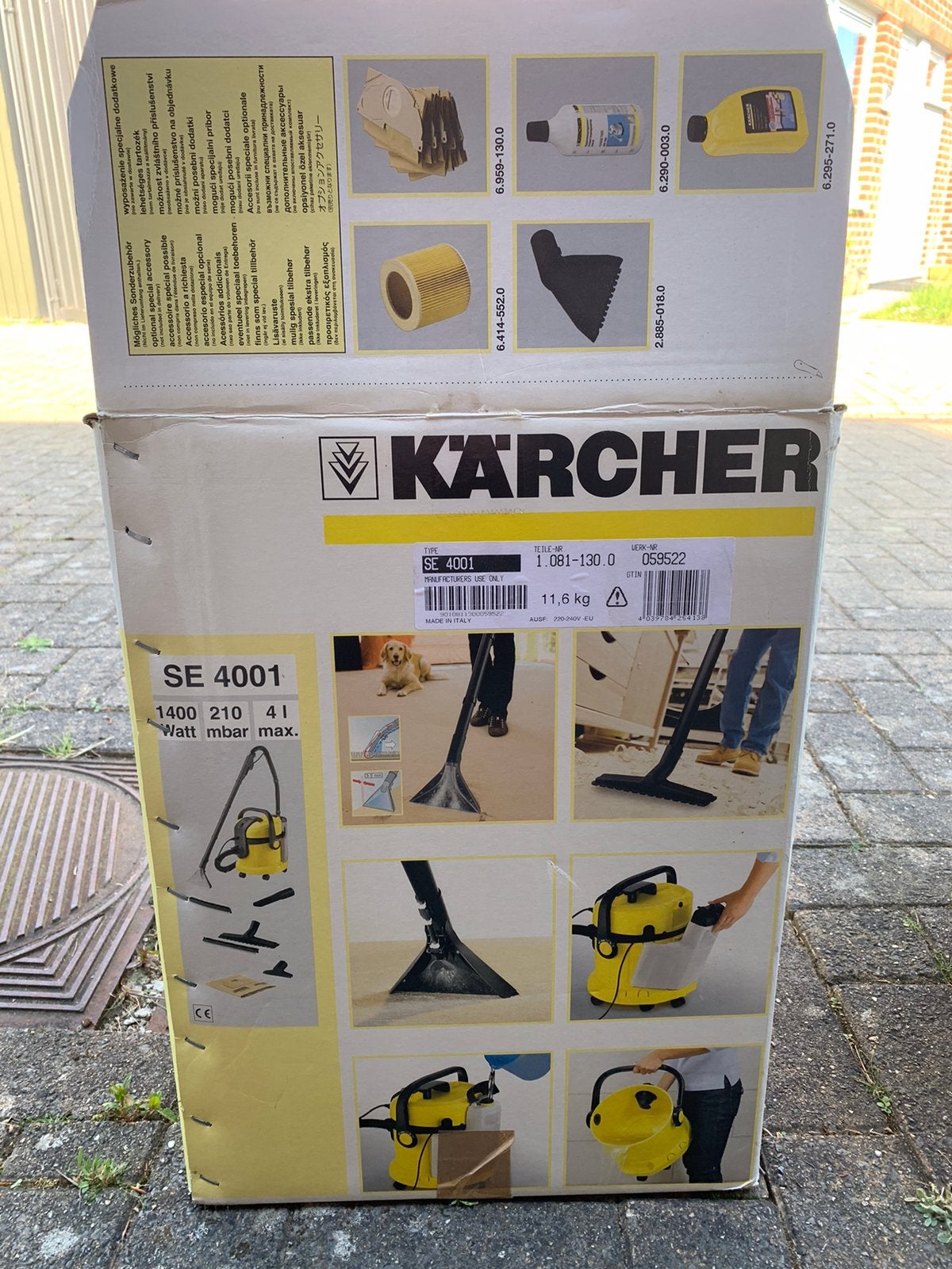 Stofzuiger Kärcher, Tuin en Terras, Ophalen, Zo goed als nieuw