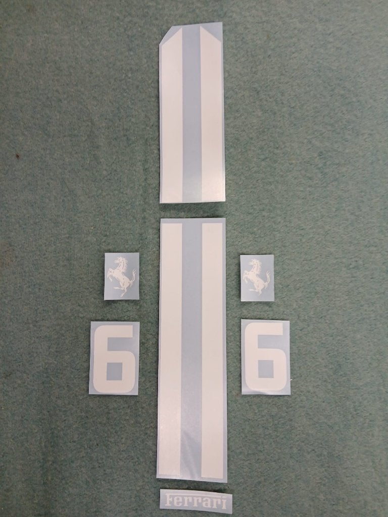 Set stickers / autocollants VAP Morellet Ferrari Indy, Envoi