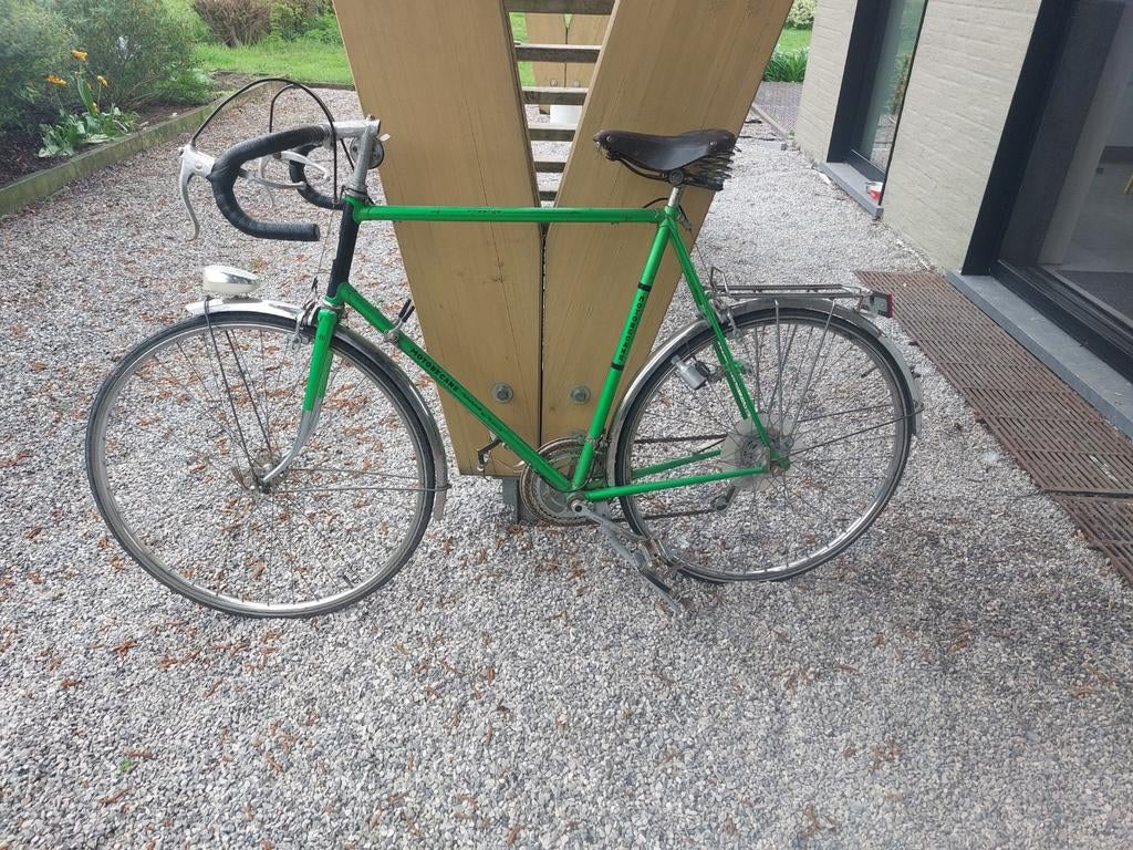 Motobecane gifgroen herenfiets fixie project, Ophalen
