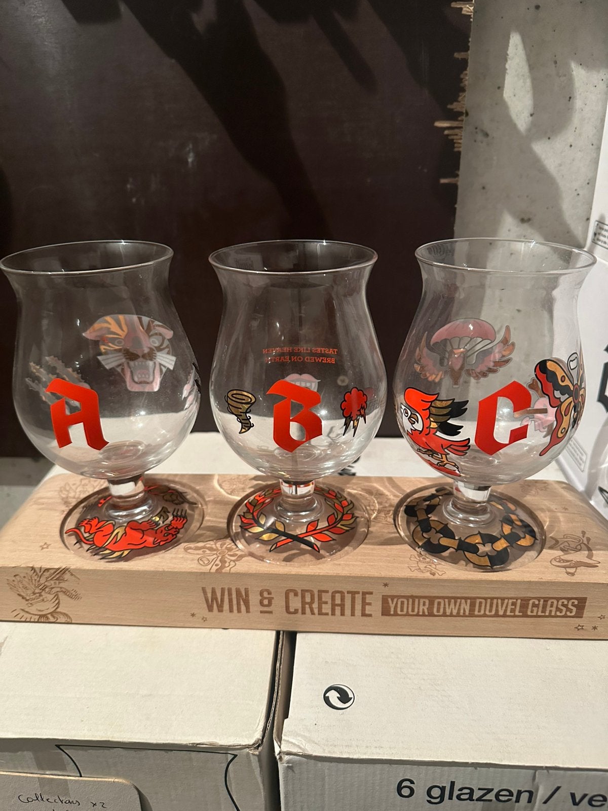 Duvel Win & Create ABC-set, Verzamelen, Ophalen of Verzenden, Zo goed als nieuw