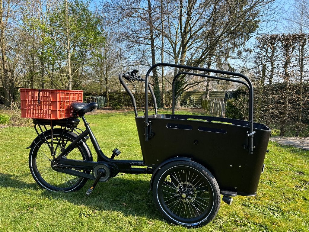 Bakfiets Vogue Carry 3 - nieuwe motor, banden & remmen, Autres marques, Électrique, Enlèvement, Utilisé