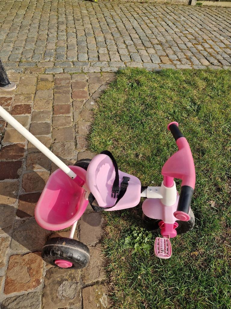 Driewieler smoby meisje 1 2 3 jaar, Ophalen, Gebruikt, SMOBY (Decathlon)