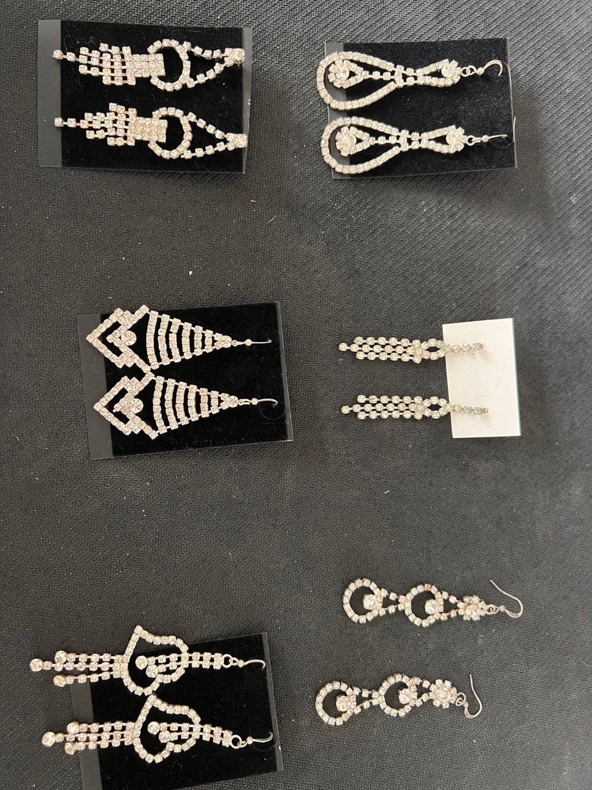 Hangers met steentjes  €5 per paar, Ophalen of Verzenden, Zo goed als nieuw, Hangers