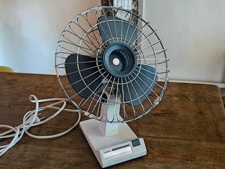 Vintage tafelventilator, Philips, Elektronische apparatuur, Ophalen of Verzenden, Tafelventilator