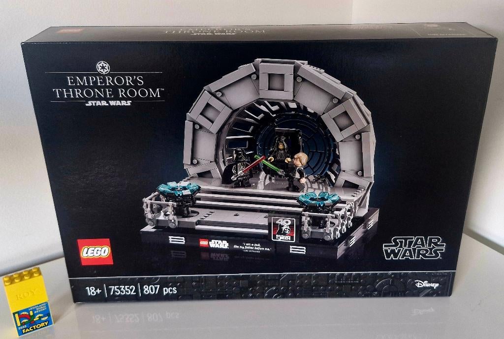 Lego 75352 Star Wars Emperor’s Throne Room Diorama, Star Wars, Lego, Nieuw, Ophalen of Verzenden
