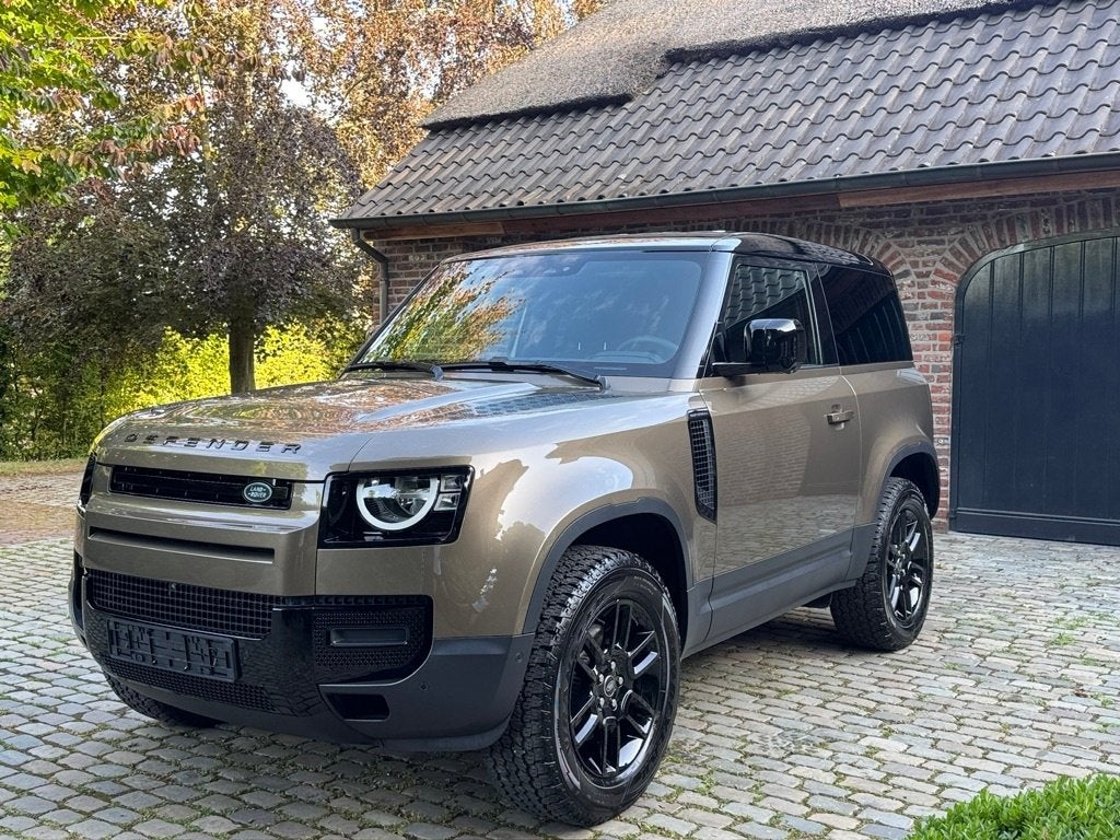 Land Rover Defender 90 LICHTE VRACHT € 57.850 + BTW, Auto's, Automaat, Bruin, Leder, Diesel