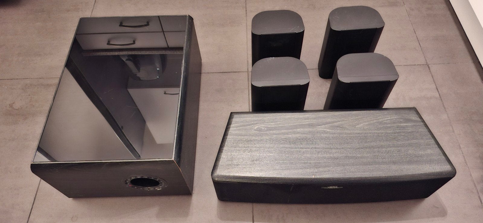 Jamo surround set, Audio, Tv en Foto, Home Cinema-sets, Gebruikt, 70 watt of meer, 5.1-systeem, Ophalen