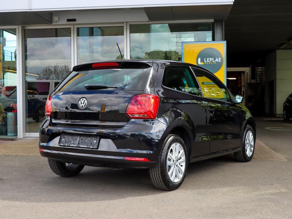 Volkswagen Polo 3DR 1.0 75PK MT5 |ALU VELG|AIRCO|, Auto's, Volkswagen, 75 pk, Zwart, https://public.car-pass.be/vhr/58b4c3a6-7cd8-40dc-a2f8-3ea5d65bf75b