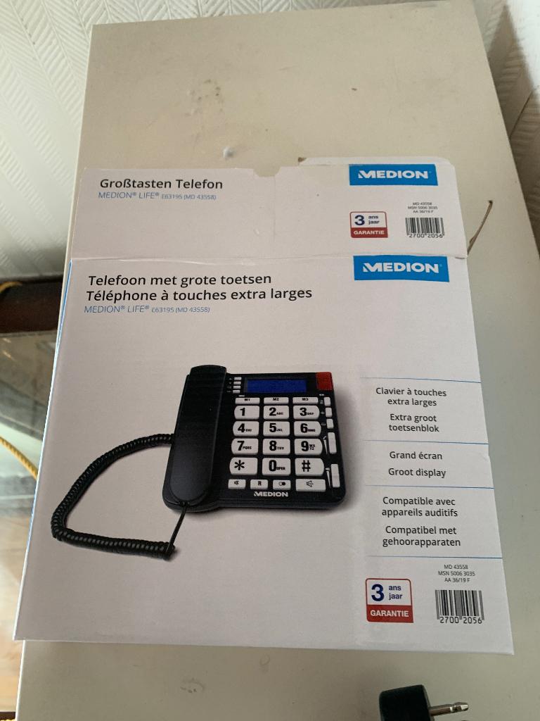 Telefoon met grote toetsen, Telecommunicatie, Vaste telefoons | Niet Draadloos, Ophalen