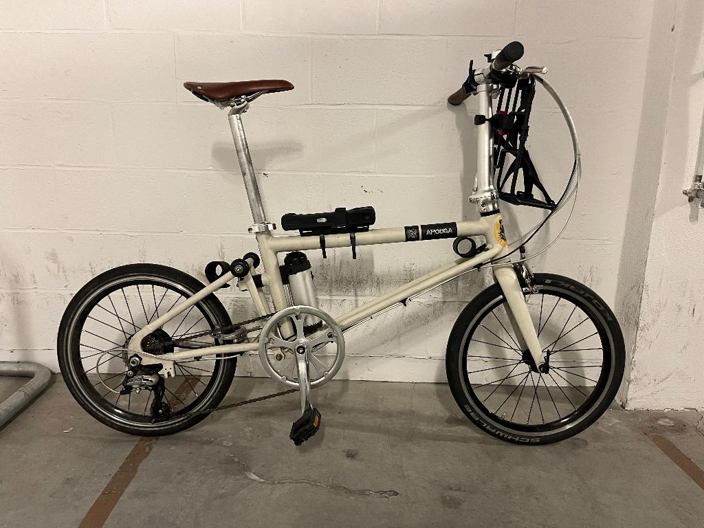 A vendre : vélo pliant électrique Ahooga — très bon état, Autres marques, Vitesses, Femmes, Comme neuf