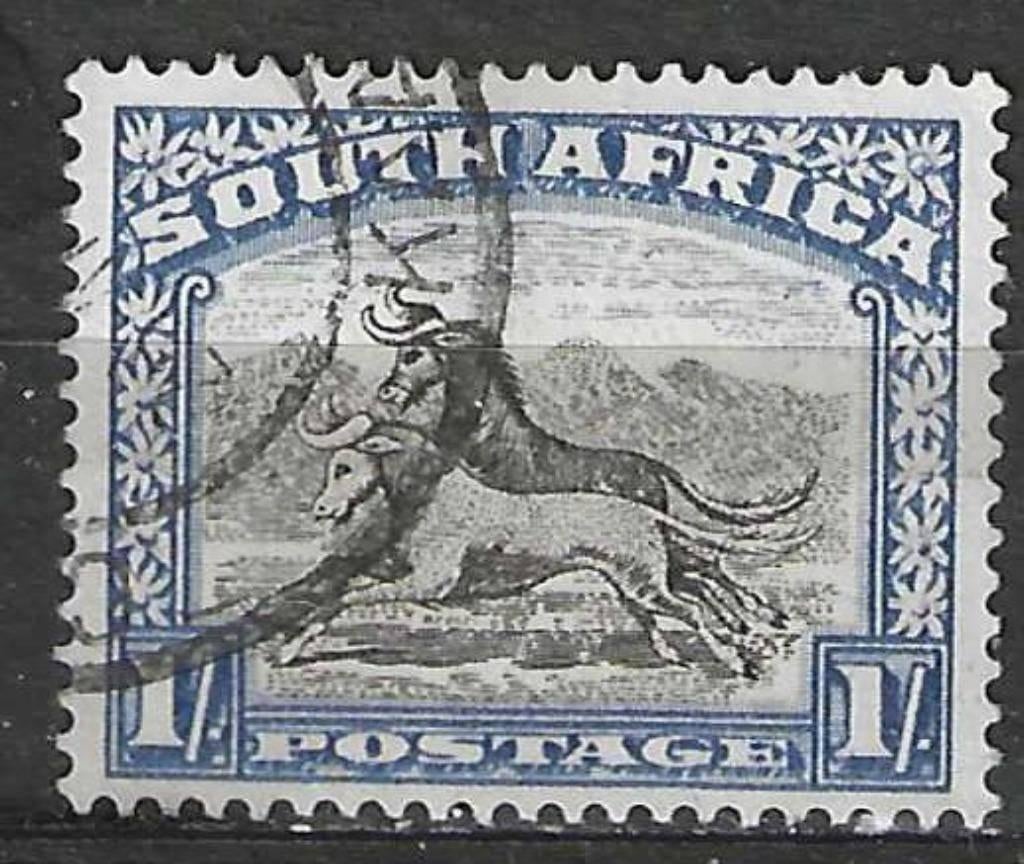 Zuid-Afrika 1927/1928 - Yvert 27 - Gnoe (ST), Verzenden, Zuid-Afrika, Gestempeld