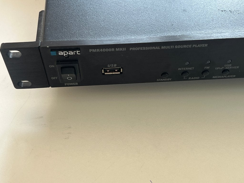 Apart PMR4000R MKII Professional multi source Player, Audio, Tv en Foto, Versterkers en Ontvangers, Overige merken, Gebruikt, Ophalen of Verzenden