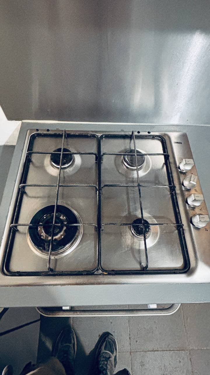 Gasfornuis, Electroménager, Cuisinières, Gaz, 4 zones de cuisson, Comme neuf, Enlèvement