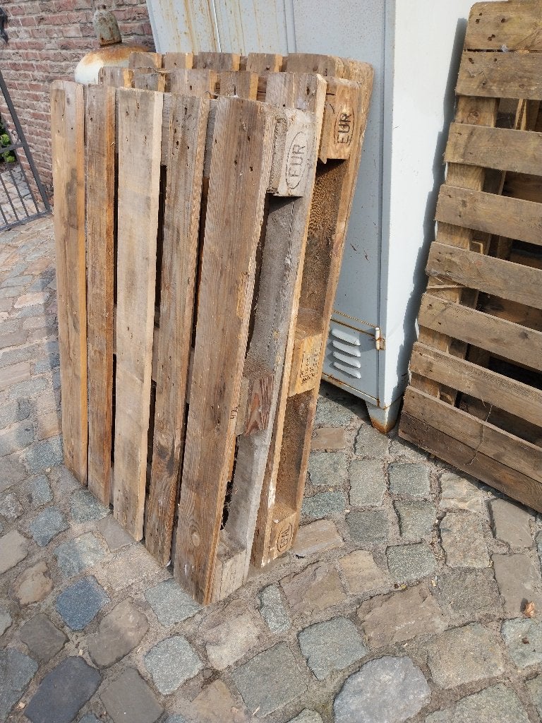 3 euro palletten, Ophalen
